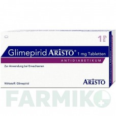 ГЛИМЕПИРИД (GLIMEPIRID) 1 мг таблетки 120 шт - Глимепирид ARISTO PHARMA