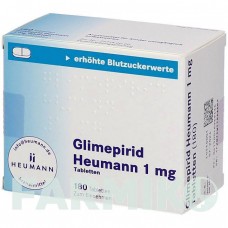 ГЛИМЕПИРИД (GLIMEPIRID) 1 мг таблетки 180 шт - Глимепирид HEUMANN PHARMA