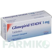 ГЛИМЕПИРИД (GLIMEPIRID) 1 мг таблетки 120 шт - Глимепирид STADAPHARM