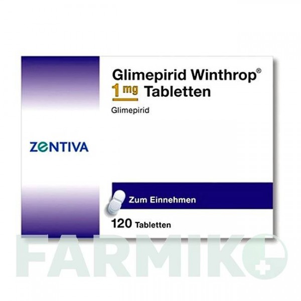 ГЛИМЕПИРИД (GLIMEPIRID) 1 мг таблетки 120 шт - Глимепирид ZENTIVA