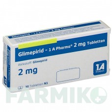 ГЛИМЕПИРИД (GLIMEPIRID) 2 мг таблетки 30 шт - Глимепирид 1 A PHARMA