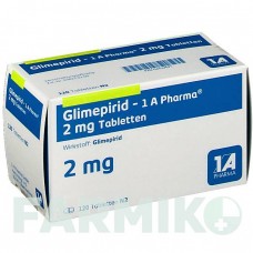 ГЛИМЕПИРИД (GLIMEPIRID) 2 мг таблетки 120 шт - Глимепирид 1 A PHARMA