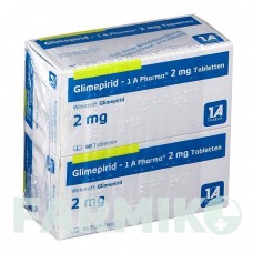 ГЛИМЕПИРИД (GLIMEPIRID) 2 мг таблетки 180 шт - Глимепирид 1 A PHARMA