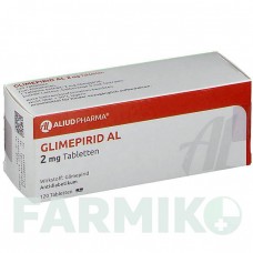 ГЛИМЕПИРИД (GLIMEPIRID) 2 мг таблетки 120 шт - Глимепирид ALIUD PHARMA