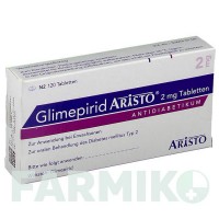 ГЛІМЕПІРИД (GLIMEPIRID) 2 мг таблетки 120 шт - Глімепірид ARISTO PHARMA