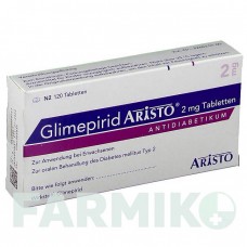 ГЛИМЕПИРИД (GLIMEPIRID) 2 мг таблетки 120 шт - Глимепирид ARISTO PHARMA