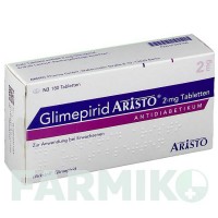 ГЛІМЕПІРИД (GLIMEPIRID) 2 мг таблетки 180 шт - Глімепірид ARISTO PHARMA