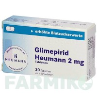ГЛІМЕПІРИД (GLIMEPIRID) 2 мг таблетки 30 шт - Глімепірид HEUMANN PHARMA