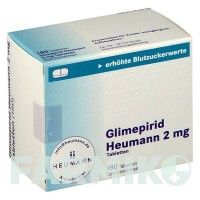ГЛІМЕПІРИД (GLIMEPIRID) 2 мг таблетки 180 шт - Глімепірид HEUMANN PHARMA