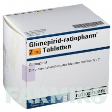 ГЛИМЕПИРИД (GLIMEPIRID) 2 мг таблетки 180 шт - Глимепирид RATIOPHARM