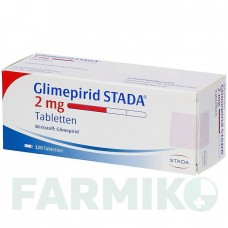 ГЛИМЕПИРИД (GLIMEPIRID) 2 мг таблетки 120 шт - Глимепирид STADAPHARM