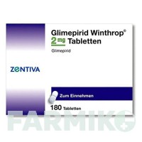 ГЛИМЕПИРИД (GLIMEPIRID) 2 мг таблетки 180 шт - Глимепирид ZENTIVA