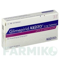 ГЛІМЕПІРИД (GLIMEPIRID) 3 мг таблетки 120 шт - Глімепірид ARISTO PHARMA