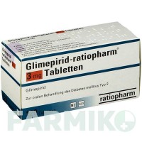ГЛІМЕПІРИД (GLIMEPIRID) 3 мг таблетки 120 шт - Глімепірид RATIOPHARM