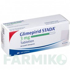 ГЛИМЕПИРИД (GLIMEPIRID) 3 мг таблетки 120 шт - Глимепирид STADAPHARM