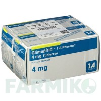 ГЛИМЕПИРИД (GLIMEPIRID) 4 мг таблетки 180 шт - Глимепирид 1 A PHARMA