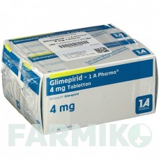 ГЛИМЕПИРИД (GLIMEPIRID) 4 мг таблетки 180 шт - Глимепирид 1 A PHARMA