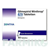 ГЛІМЕПІРИД (GLIMEPIRID) 4 мг таблетки 60 шт - Глімепірид ZENTIVA