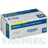 ГЛІМЕПІРИД (GLIMEPIRID) 6 мг таблетки 120 шт - Глімепірид 1 A PHARMA