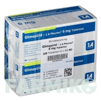 ГЛІМЕПІРИД (GLIMEPIRID) 6 мг таблетки 180 шт - Глімепірид 1 A PHARMA