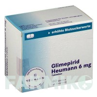 ГЛИМЕПИРИД (GLIMEPIRID) 6 мг таблетки 180 шт - Глимепирид HEUMANN PHARMA