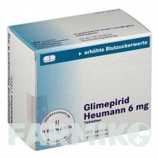ГЛИМЕПИРИД (GLIMEPIRID) 6 мг таблетки 180 шт - Глимепирид HEUMANN PHARMA