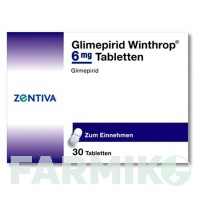 ГЛІМЕПІРИД (GLIMEPIRID) 6 мг таблетки 30 шт - Глімепірид ZENTIVA