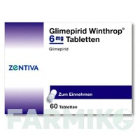 ГЛІМЕПІРИД (GLIMEPIRID) 6 мг таблетки 60 шт - Глімепірид ZENTIVA