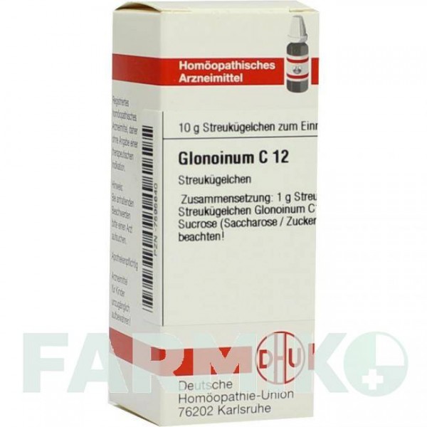 ГЛОНОИНУМ (GLONOINUM) C 12 глобули 10 г - Гомеопатия DHU