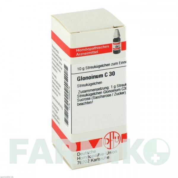 ГЛОНОИНУМ (GLONOINUM) C 30 глобули 10 г - Гомеопатия DHU