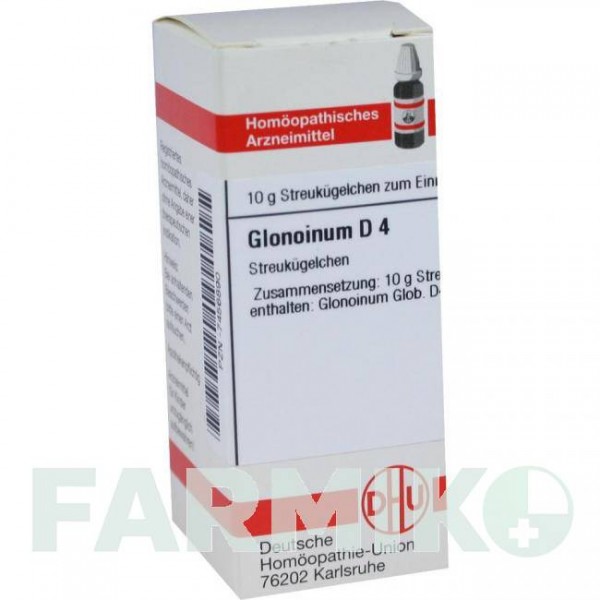 ГЛОНОИНУМ (GLONOINUM) D 4 глобули 10 г - Гомеопатия DHU