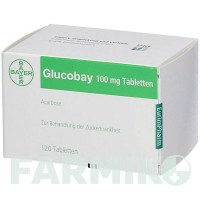 ГЛЮКОБАЙ (GLUCOBAY) 100 мг таблетки 105 шт - Акарбоза EURIMPHARM