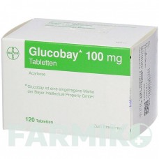ГЛЮКОБАЙ (GLUCOBAY) 100 мг таблетки 120 шт - Акарбоза KOHLPHARMA