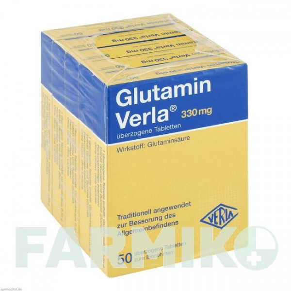 ГЛУТАМИН ВЕРЛА (GLUTAMIN VERLA) таблетки 250 шт - Глутаминовая кислота VERLA-PHARM