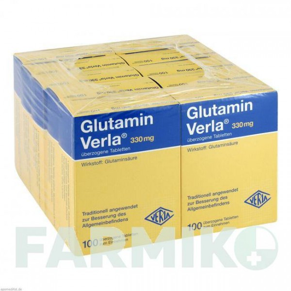 ГЛУТАМИН ВЕРЛА (GLUTAMIN VERLA) таблетки 1000 шт - Глутаминовая кислота VERLA-PHARM