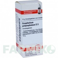 ГНАФАЛИУМ ПОЛИЦЕФАЛУМ (GNAPHALIUM POLYCEPHALUM) D 3 глобули 10 г - Гомеопатия DHU