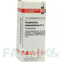 ГНАФАЛІУМ ПОЛІЦЕФАЛУМ (GNAPHALIUM POLYCEPHALUM) D 4 глобули 10 г - Гомеопатія DHU
