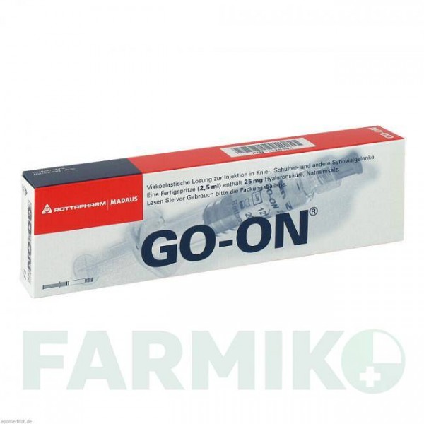 ГО ОН (GO ON) шприци 1 шт - Активные вещества MEDA PHARMA