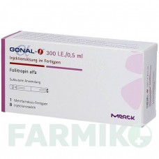 ГОНАЛ (GONAL) 300 МО/0,5 мл 0,5 мл розчин 1 шт - Фолітропін альфа MERCK HEALTHCARE