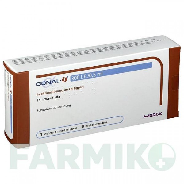 ГОНАЛ (GONAL) 300 МЕ/0,5 мл 0,5 мл раствор 1 шт - Фоллитропин альфа ORIFARM