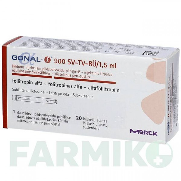 ГОНАЛ (GONAL) 900 МЕ/1,5 мл 1,5 мл раствор 1 шт - Фоллитропин альфа ACA MULLER-ADAG PHARMA