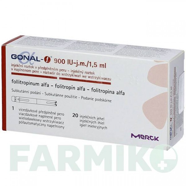 ГОНАЛ (GONAL) 900 МЕ/1,5 мл 1,5 мл раствор 1 шт - Фоллитропин альфа HAEMATO PHARM