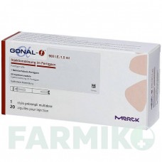ГОНАЛ (GONAL) 900 МО/1,5 мл 1,5 мл розчин 1 шт - Фолітропін альфа KOHLPHARMA