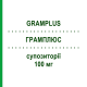 ГРАМПЛЮС (GRAMPLUS) 100 мг суппозитории 15 шт - Клофоктол CHIESI