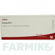 ГРАНАТ (GRANAT) D 15 ампули 10x1 мл - Гомеопатія WALA HEILMITTEL