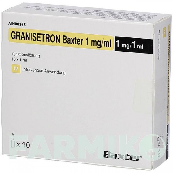 ГРАНИСЕТРОН (GRANISETRON) 1 мг/мл раствор 10x1 мл - Гранисетрон BAXTER