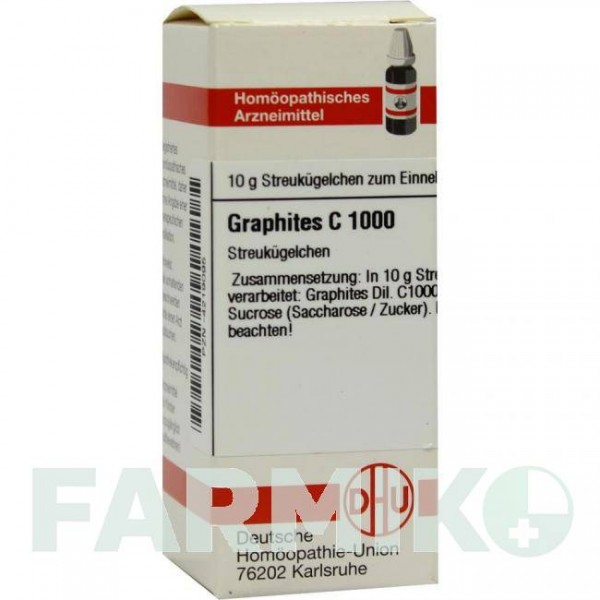 ГРАФИТЕС (GRAPHITES) C 1000 глобули 10 г - Гомеопатия DHU
