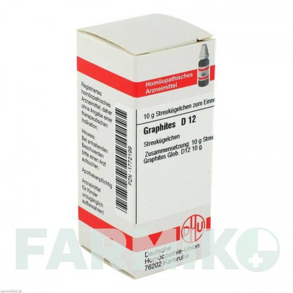 ГРАФИТЕС (GRAPHITES) D 12 глобули 10 г - Гомеопатия DHU