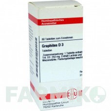 ГРАФИТЕС (GRAPHITES) D 3 таблетки 80 шт - Гомеопатия DHU