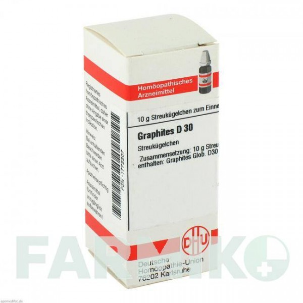 ГРАФИТЕС (GRAPHITES) D 30 глобули 10 г - Гомеопатия DHU